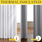 NICETOWN 100% Absolutely Blackout Linen Curtains - Image 4