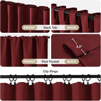 Joydeco Blackout Curtains 84 Inch Long - Image 3