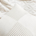 Fancy Homi 2 Packs Cream White Lumbar Decorative Throw Pillow Covers 12x20 Inch - Image 3