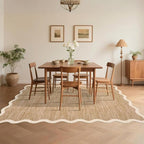 GarveeHome Scalloped Washable Rugs 10x13 Rug - Image 9
