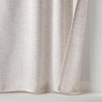 MIULEE Kitchen Curtain 36 Inch Long 2 Panels Natural Linen White Farmhouse | - Image 7