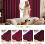 H.VERSAILTEX Christmas Blackout Curtains Thermal Insulated Blackout Curtains - Image 5