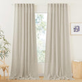 RYB HOME Extra Long Linen Curtains by RYBHOME