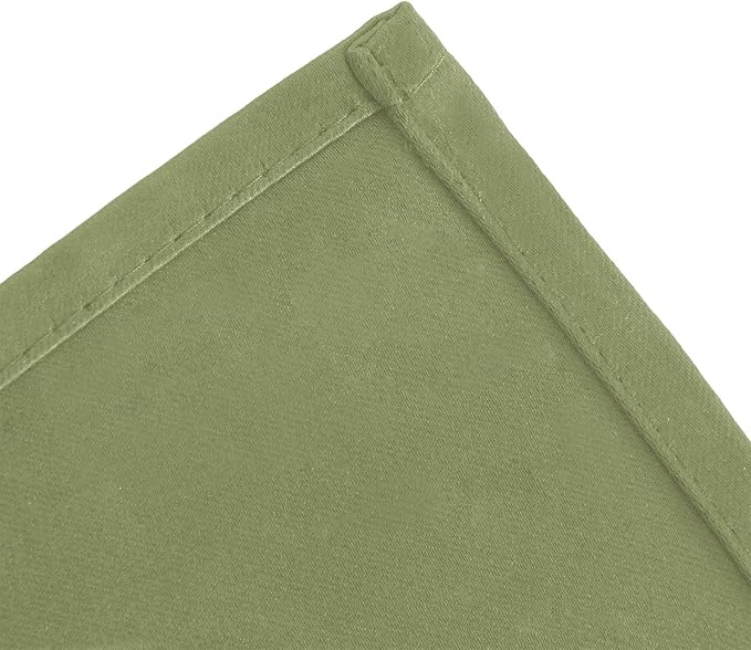 Sage Green Thermal Blackout Curtains/52 x 54 Inch/Set of 2 Panels Room - Image 7