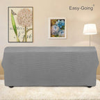 Easy-Going Stretch Oversized Sofa Couch Slipcover Washable Light Gray | 1-Piece - Image 4