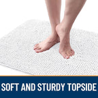 OLANLY Dog Door Mat for Muddy Paws 59x32, Super Absorbent Chenille Mud Mat | - Image 4