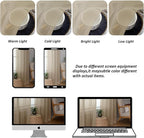 Chyhomenyc Taupe Sheer Curtains 24 Inch Length, Short Window Curtains - Image 6