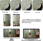 Chyhomenyc Sage Green Sheer Curtains 78 Inches Long 2 Panels Set - Image 7