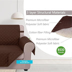 U-NICE HOME Large Sofa Cover Reversible Couch Cover - Image 4