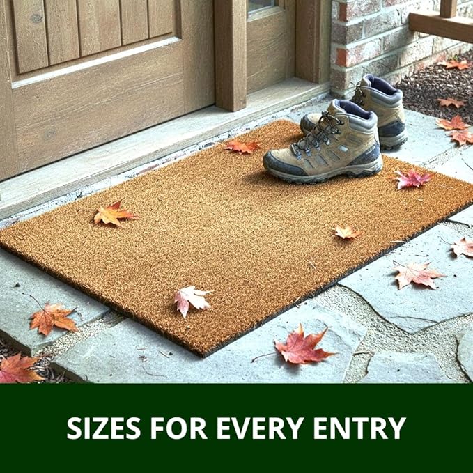 Ecomills Coco Coir Doormat, 36 x 72 in, Vinyl Backing - Image 3