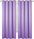 Blackout Curtains 66 x 84 inch/Lavender Curtains Set of 2 Panels/Thermal - Image 2