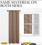 NICETOWN Short Window Treatment Thermal Insulated Solid Grommet Blackout - Image 6