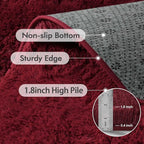 Area Rugs for Living Room, 4x6 Feet Soft Fluffy Shagg Plush Rug High Pile Large - Image 6