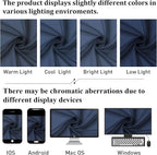 Navy Blue Sheer Curtains 90 Inches Long 2 Panels, Light Filtering Voile Airy - Image 8