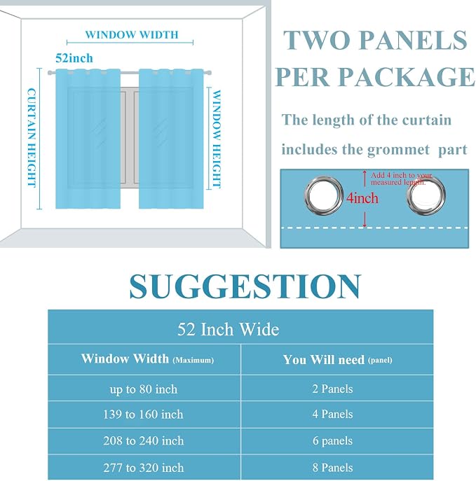 Grey and Greyish White Ombre Blackout Curtains - Image 9