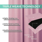 NICETOWN 100% Blackout Short Curtains - Image 6