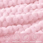 BEDELITE Throw Blanket for Couch, Soft Cozy Gifts for Women, Cherry Blossom | - Image 3