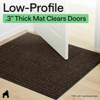 GORILLA GRIP Waterproof Traffic Guard Door Mat, Indoor and Outdoor Heavy Duty - Image 9