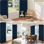 Joydeco 72 Inch Blackout Curtains - Image 7