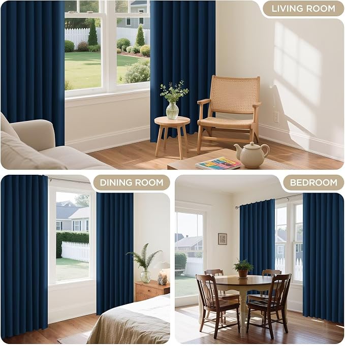 Joydeco 90 Inch Blackout Curtains - Image 5