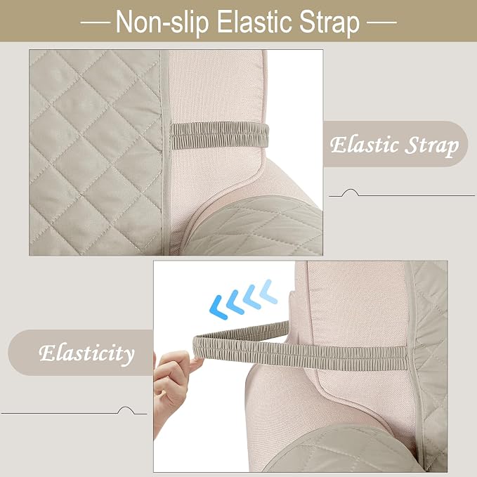 Reversible 45" Small Loveseat Sofa Covers, Friendly Furniture Protector - Image 4