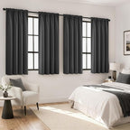 MIULEE Grey Blackout Curtains 4 Panels Set 72 Inch Length Bedroom | Thermal by MIULEE