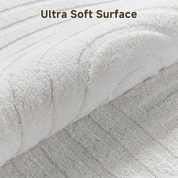Pauwer 4x6 Area Rugs for Living Room, Modern Non Slip Washable Rug, Soft Fluffy - Image 3