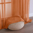 Orange Bedroom Curtains 2 Panel Sets 96 Inch Length, 59 Inch Extra Wide Light - Image 6