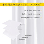 NICETOWN White Short Window Curtains - Image 2