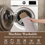 RESARE Waffle Bath Mat for Bathroom, Non Slip Bathroom Rugs 24"x36" Brown | - Image 6