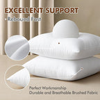 MIULEE 26x26 Euro Pillow Insert, Throw Pillow - Image 2
