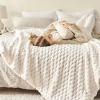 NEWCOSPLAY Fleece Clouds Cozy Queen Blanket - Image 6