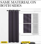 NICETOWN Greyish Purple Blackout Curtains 68 inches Length - Image 5