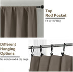 Simplebrand Latte Blackout Curtains - Image 4