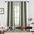 MIULEE Blackout Curtains for Bedroom 2 Panels 40 x 96 Inch Long Sage Green | by MIULEE