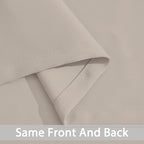 Yakamok Natural Room Darkening Window Curtains 42x36 Inch - Image 5