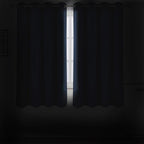 Navy Blue Thermal Blackout Curtains/52 x 54 Inch/Set of 2 Panels Room Darkening - Image 3