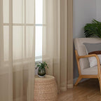 Taupe Sheer Curtains 84 inches Long - Image 5