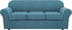 H.VERSAILTEX 4 Piece Stretch Sofa Covers by HVERSAILTEX