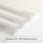 Sheer Curtains 96 Inch Length, Elegant Sheer Curtains - Image 7