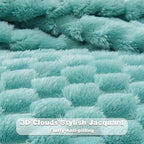 NEWCOSPLAY Fleece Clouds Cozy King Blanket - Image 5