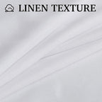 RYB HOME Linen Semi Sheer Curtains - Image 4