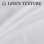 RYB HOME Linen Semi Sheer Curtains - Image 5