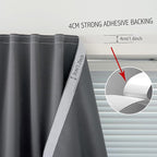 Portable Light Blocking Curtains Self-Stick Design, Removable Adhesive Window - Image 7