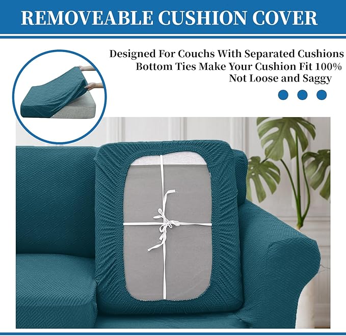 XINEAGE New 4 Pieces Extra Large Couch Covers - Image 6