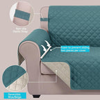 U-NICE HOME Reversible 23''Recliner Small Chair Cover, Pet Friendly, Elastic - Image 3