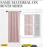 NICETOWN Blackout Curtains for Living Room, Blush Pink, 2 Panels, 42 by 63 - Image 6