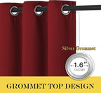 NICETOWN Sliding Door Window Treatment Blackout Patio Door Curtain Panels - Image 6