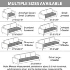 Fixwal Waterproof Flannel Dog Couch Cover, 27.6" x 88", Light Gray | Integrated - Image 2