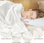 4 Pack Fleece Throw Blankets 50x60 Inches - Image 3